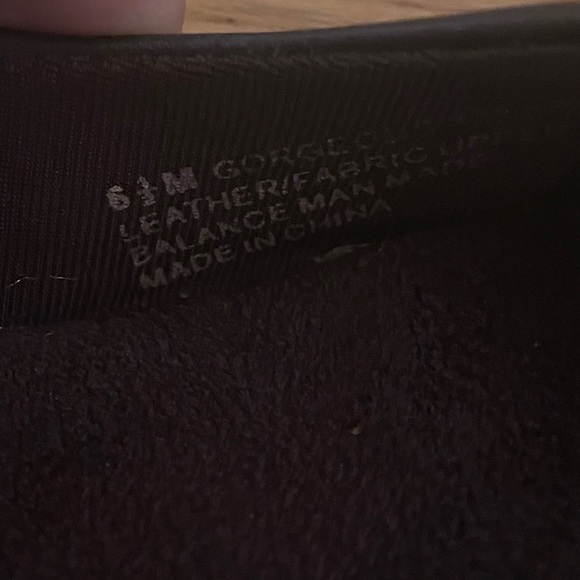 Reba Dark Tobacco Brown Leather Banded Slip On Casual Shoes Size 6.5 - Picture 7 of 7